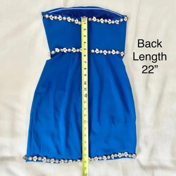 NBD Nancy Drew Mini Dress Crystal embellished - Picture 7 of 16